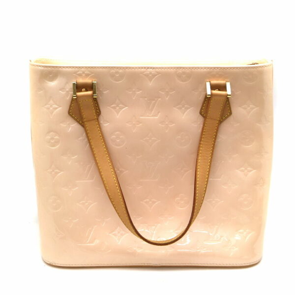 a21 6763 3 Louis Vuitton Houston Handbag Monogram Vernis Pink Beige