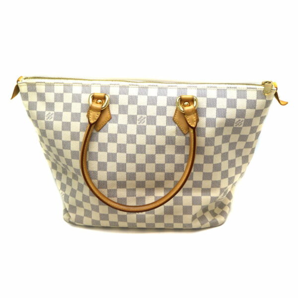 a21 6813 2 Louis Vuitton Saleya MM Tote Bag Damier White