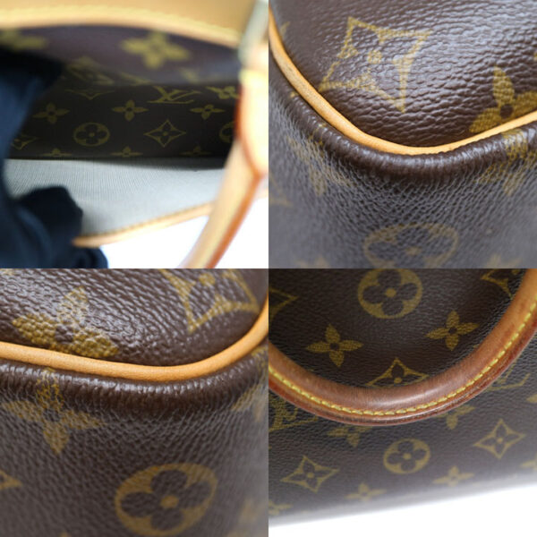 a21 6938 7 Louis Vuitton Bowling Vanity Handbag Monogram Brown