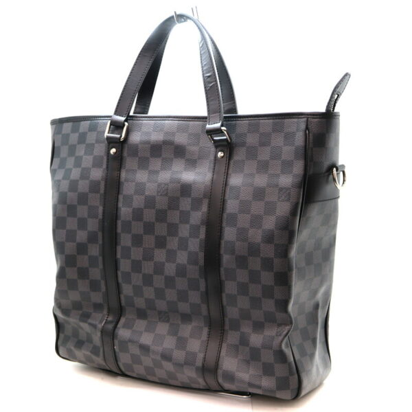 a21 7 1 Louis Vuitton Tadao 2WAY Shoulder Bag Damier Canvas Graphite Black