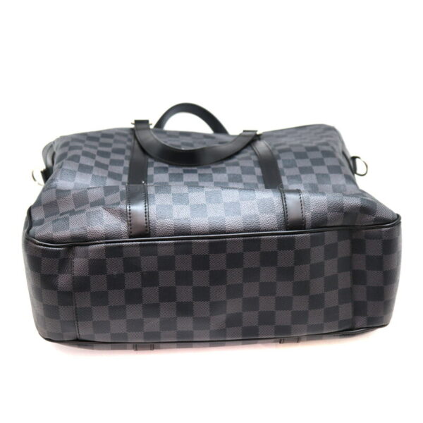 a21 7 6 Louis Vuitton Tadao 2WAY Shoulder Bag Damier Canvas Graphite Black