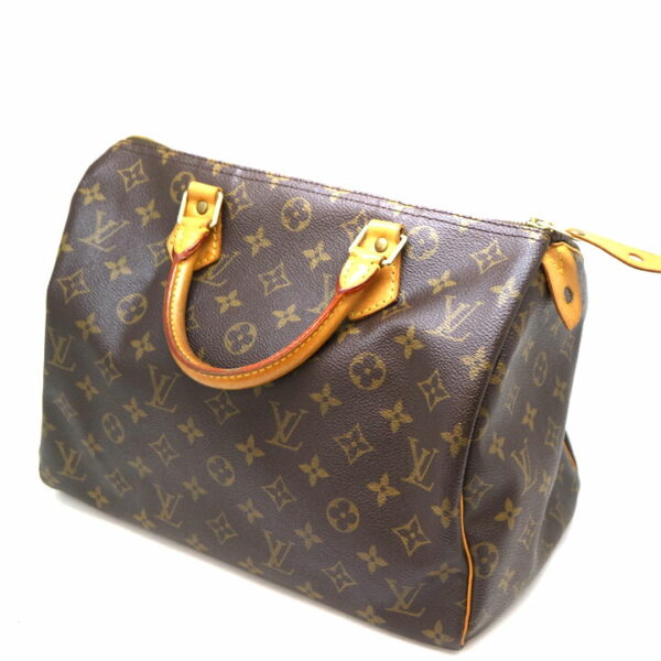 a21 7035 1 Louis Vuitton Speedy 30 Handbag Monogram Brown