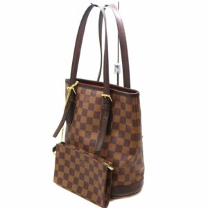 a21 7137 1 Louis Vuitton Damier Azur Neverfull MM Tote Bag White