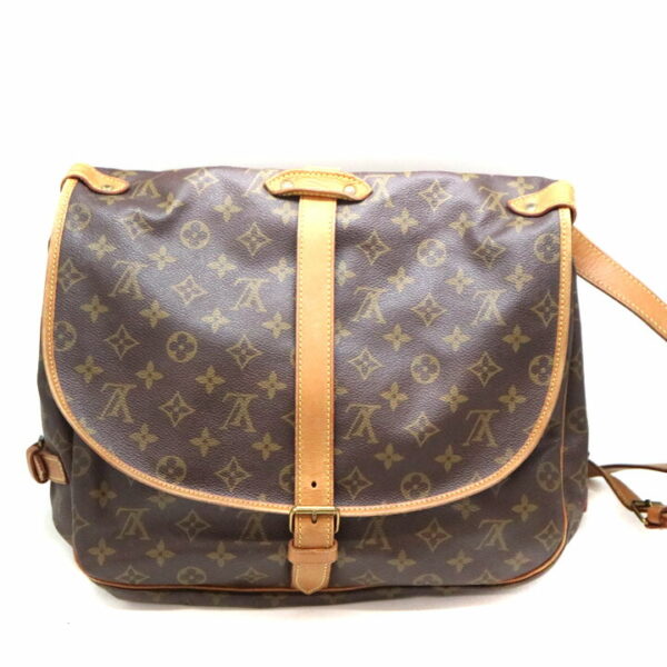 a21 7179 3 Louis Vuitton Saumur 35 Shoulder Bag Monogram Brown