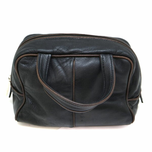 a21 7676 2 Loewe Leather Handbag Black