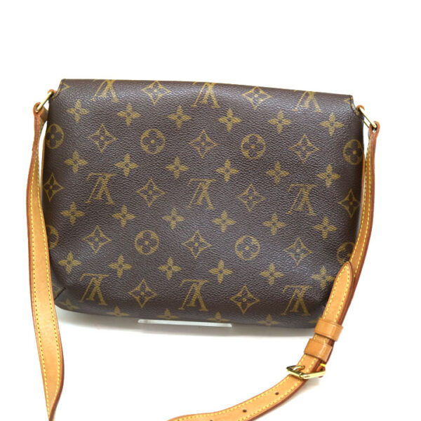 a21 7805 3 Louis Vuitton Musette Tango Shoulder Bag Monogram Brown