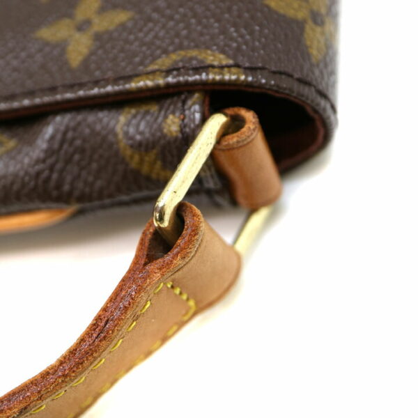 a21 7805 8 Louis Vuitton Musette Tango Shoulder Bag Monogram Brown