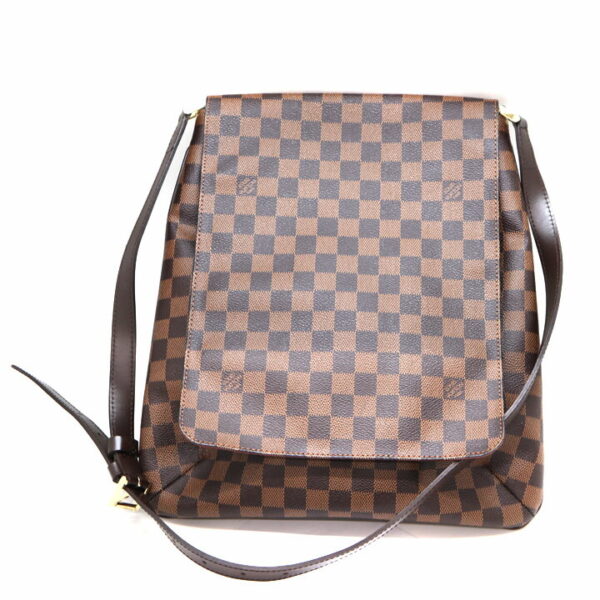 a21 8048 2 Louis Vuitton Musette Shoulder Bag Damier Brown