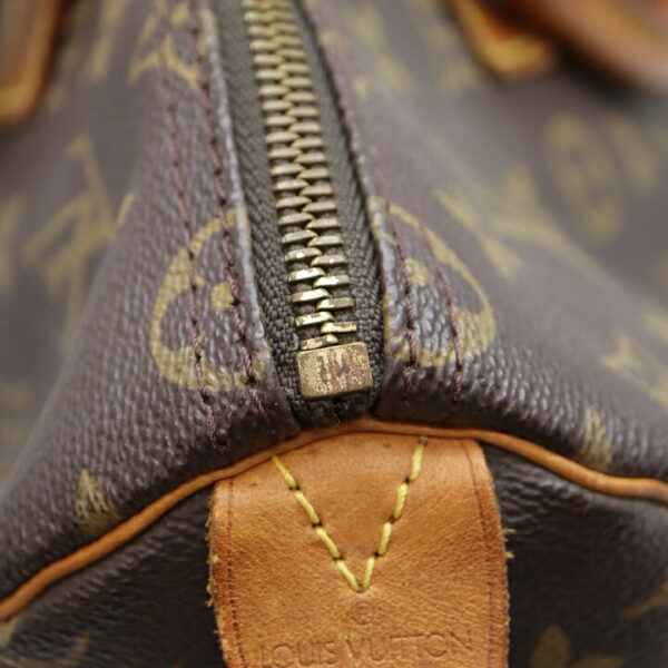 a21 8279 10 Louis Vuitton Speedy 35 Monogram Canvas Handbag