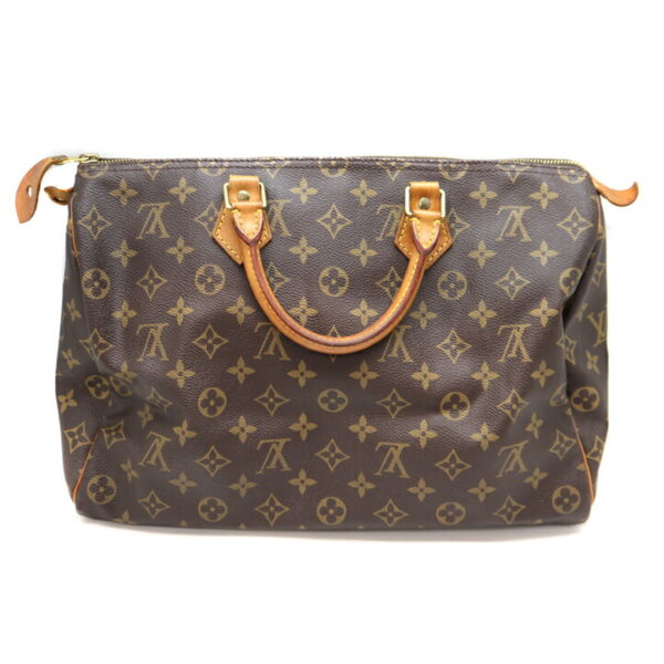 a21 8279 3 Louis Vuitton Speedy 35 Monogram Canvas Handbag