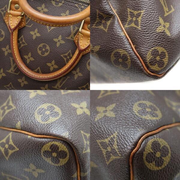 a21 8279 7 Louis Vuitton Speedy 35 Monogram Canvas Handbag