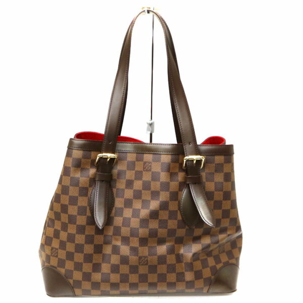 a21 8400 3 Louis Vuitton Hampstead MM Tote Bag Damier Brown