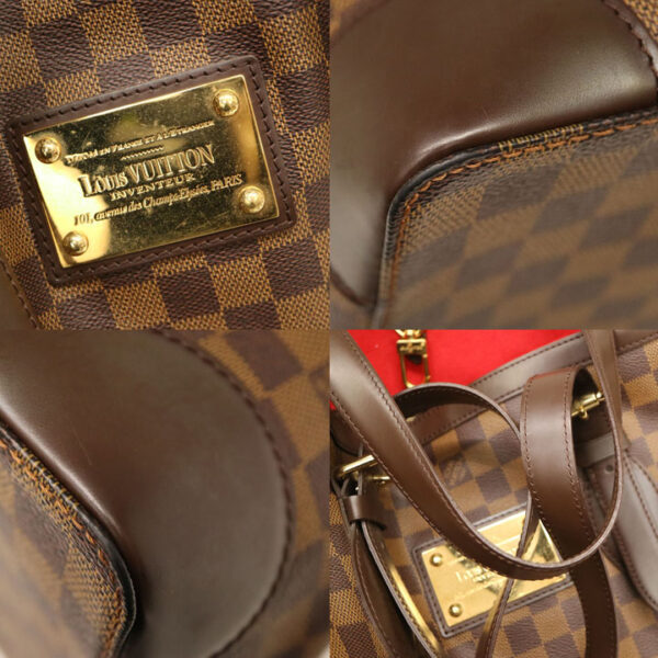 a21 8400 7 Louis Vuitton Hampstead MM Tote Bag Damier Brown