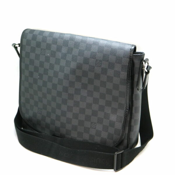 a21 8510 1 Louis Vuitton Daniel MM Shoulder Bag Damier Black