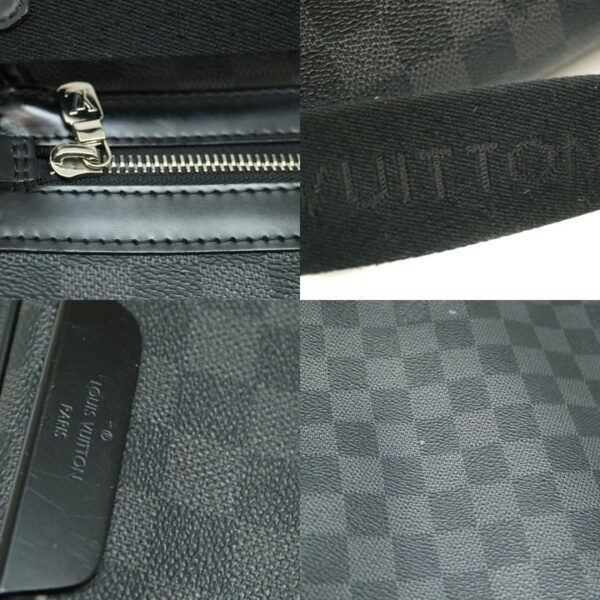 a21 8510 8 Louis Vuitton Daniel MM Shoulder Bag Damier Black