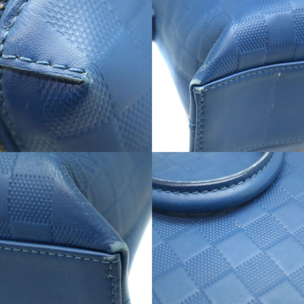 a21 8608 7 Louis Vuitton Porte Documandeur Business Bag Damier Blue