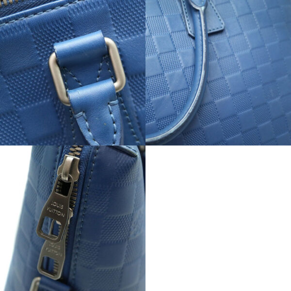 a21 8608 8 Louis Vuitton Porte Documandeur Business Bag Damier Blue