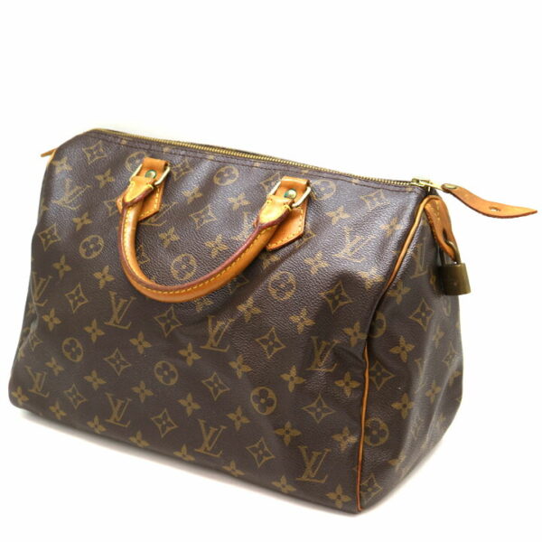 a21 8658 1 Louis Vuitton Speedy 30 Handbag Monogram Brown