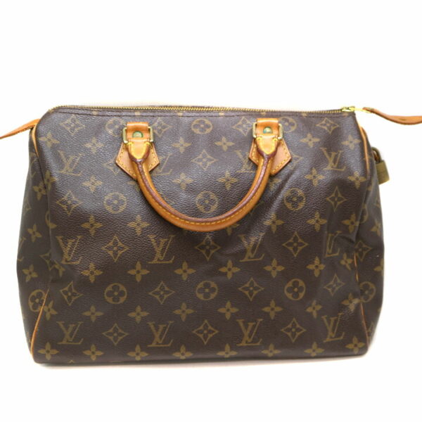 a21 8658 2 Louis Vuitton Speedy 30 Handbag Monogram Brown