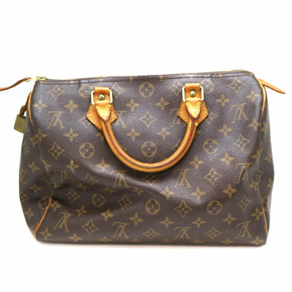 a21 8658 3 Louis Vuitton Speedy 30 Handbag Monogram Brown