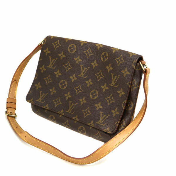 a21 8669 1 Louis Vuitton Musette Tango Shoulder Bag Monogram Brown