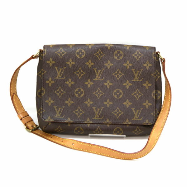 a21 8669 2 Louis Vuitton Musette Tango Shoulder Bag Monogram Brown