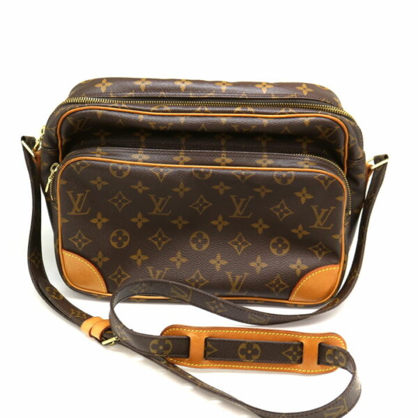 a21 8700 2 Louis Vuitton Nile Shoulder Bag Monogram Brown