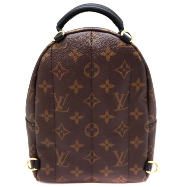 a21 904 2 Louis Vuitton Palm Springs MINI Backpack Monogram Black Brown