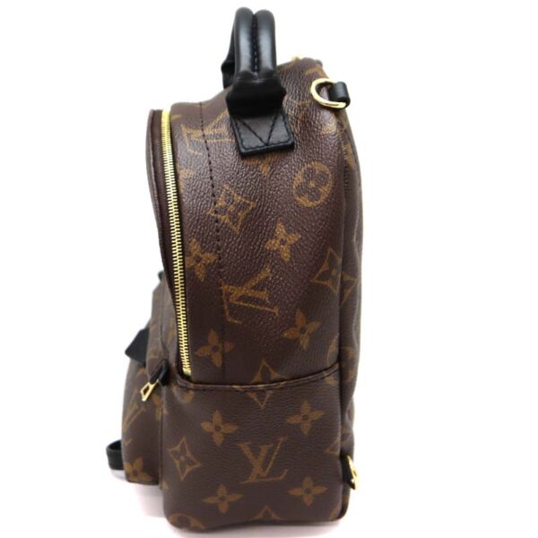 a21 904 3 Louis Vuitton Palm Springs MINI Backpack Monogram Black Brown