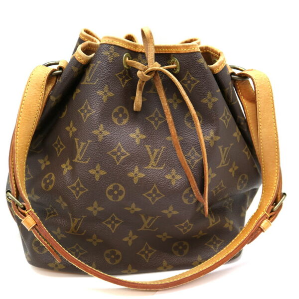 a21 950 2 Louis Vuitton Petit Noe Shoulder Bag Monogram Brown