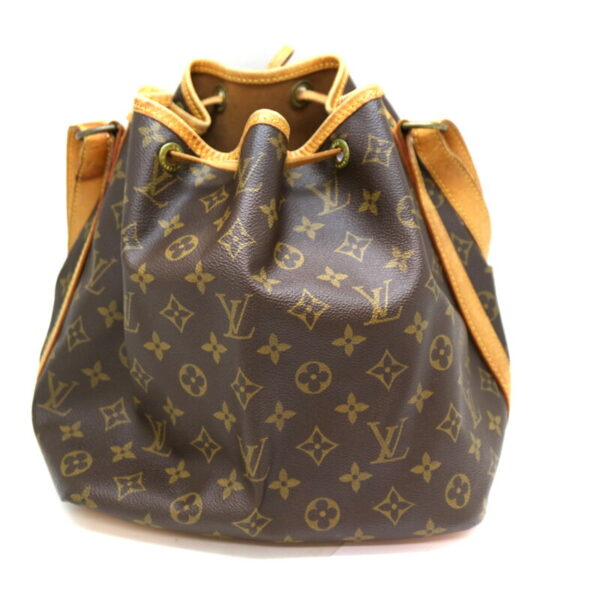 a21 950 3 Louis Vuitton Petit Noe Shoulder Bag Monogram Brown