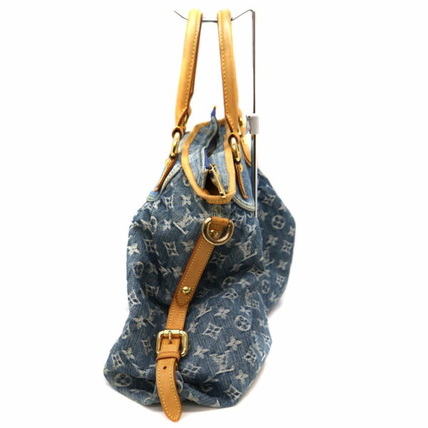 a21 9771 4 Louis Vuitton Neo Cabby MM Handbag Monogram Denim Blue