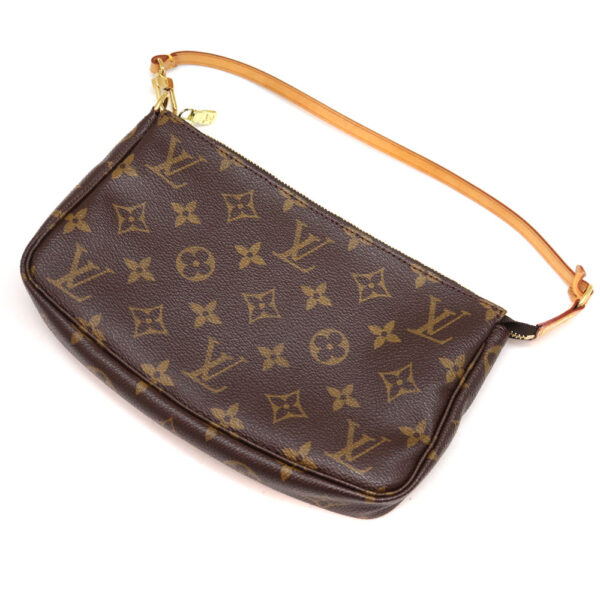 a22 10045 1 Louis Vuitton Pochette Accessory Pouch Canvas Brown