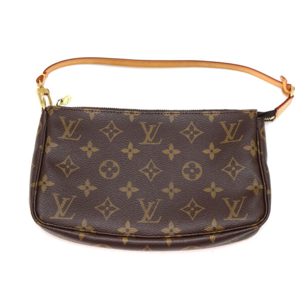 a22 10045 2 Louis Vuitton Pochette Accessory Pouch Canvas Brown