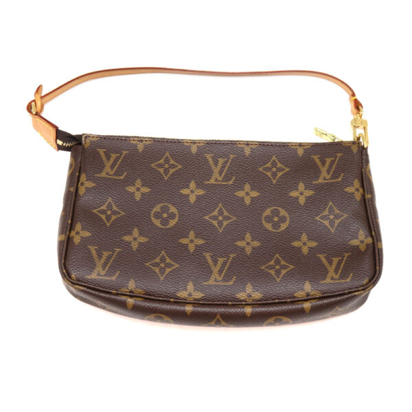 a22 10045 3 Louis Vuitton Pochette Accessory Pouch Canvas Brown