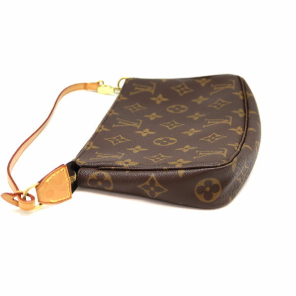 a22 10045 4 Louis Vuitton Pochette Accessory Pouch Canvas Brown