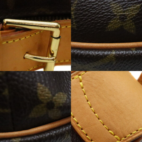 a22 10259 6 Louis Vuitton Croissant MM Handbag Canvas Brown