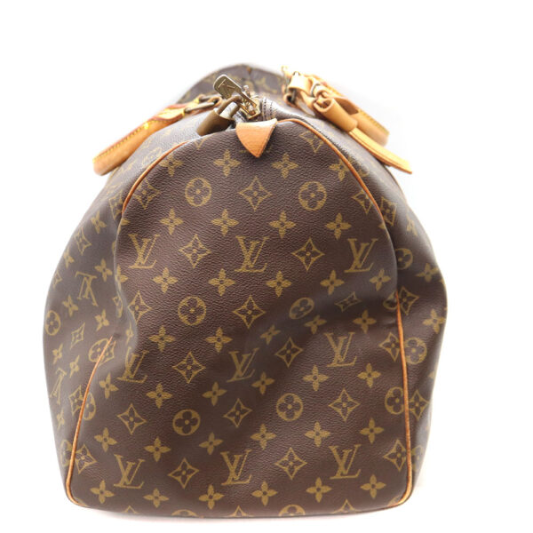 a22 10262 4 Louis Vuitton Keepall 55 Bag Canvas Brown