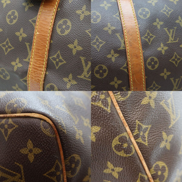 a22 10262 6 Louis Vuitton Keepall 55 Bag Canvas Brown