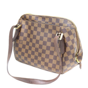 a22 10714 1 LOUIS VUITTON Monogram PVC True Toilet Shoulder Bag Brown