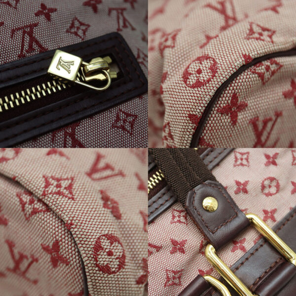 a22 10759 7 Louis Vuitton Ruche GM Handbag Canvas Red