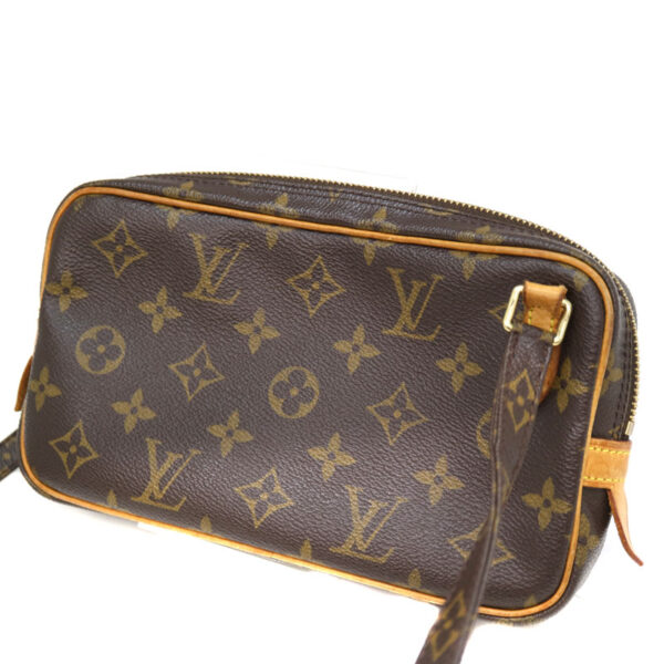 a22 1082 1 Louis Vuitton Pochette Marly Bandouliere Shoulder Bag Monogram Brown