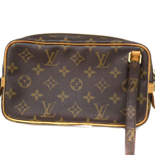 a22 1082 3 Louis Vuitton Pochette Marly Bandouliere Shoulder Bag Monogram Brown