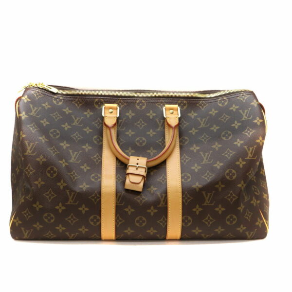 a22 10944 1 Louis Vuitton Keepall 45 Bag Canvas Brown