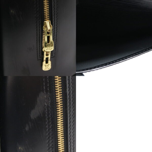 a22 1165 8 Louis Vuitton Sorbonne Handbag Epi Black