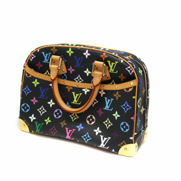 a22 1201 1 Louis Vuitton Trouville Handbag Monogram Multicolor Black