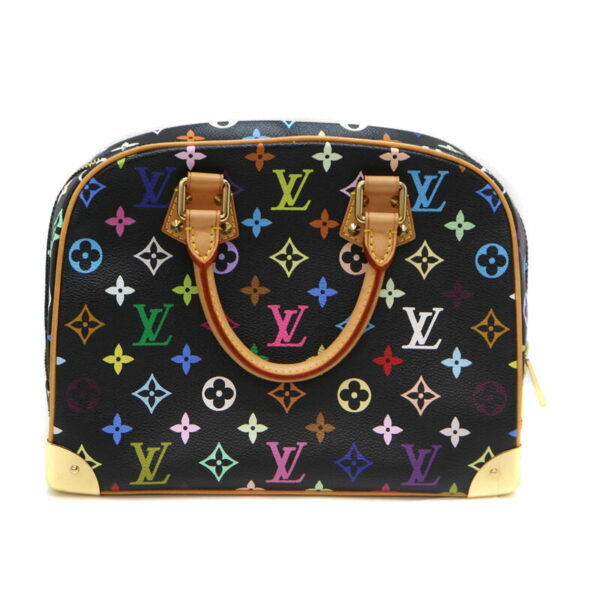 a22 1201 3 Louis Vuitton Trouville Handbag Monogram Multicolor Black