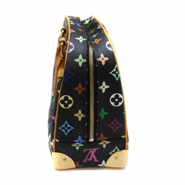 a22 1201 5 Louis Vuitton Trouville Handbag Monogram Multicolor Black