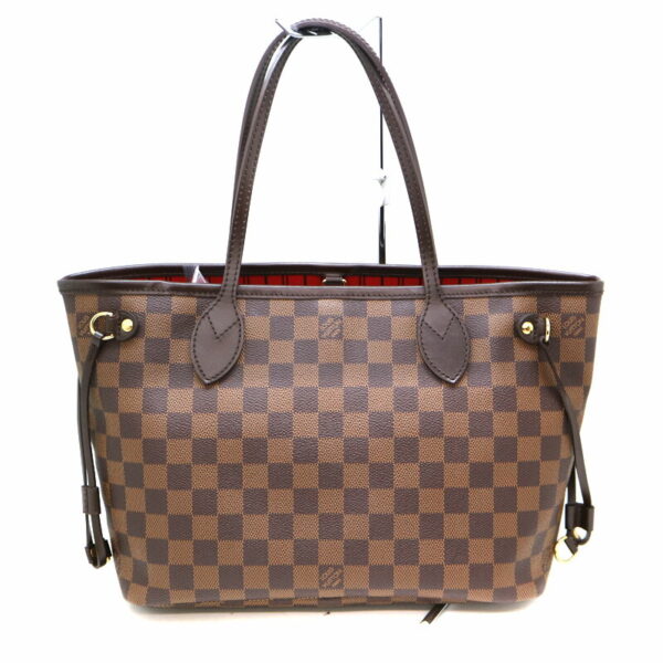 a22 2091 3 Louis Vuitton Neverfull PM Tote Bag Damier Brown