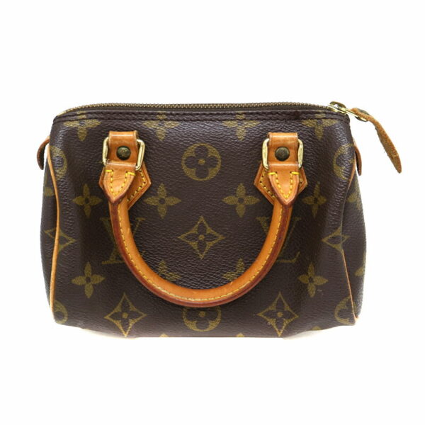 a22 2300 2 Louis Vuitton Mini Speedy Handbag Shoulder Bag Monogram Canvas Brown